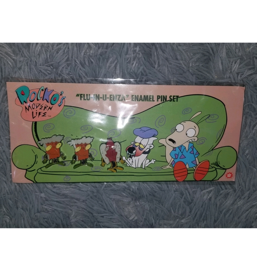 Rocko's Modern Life enamel pins!!
